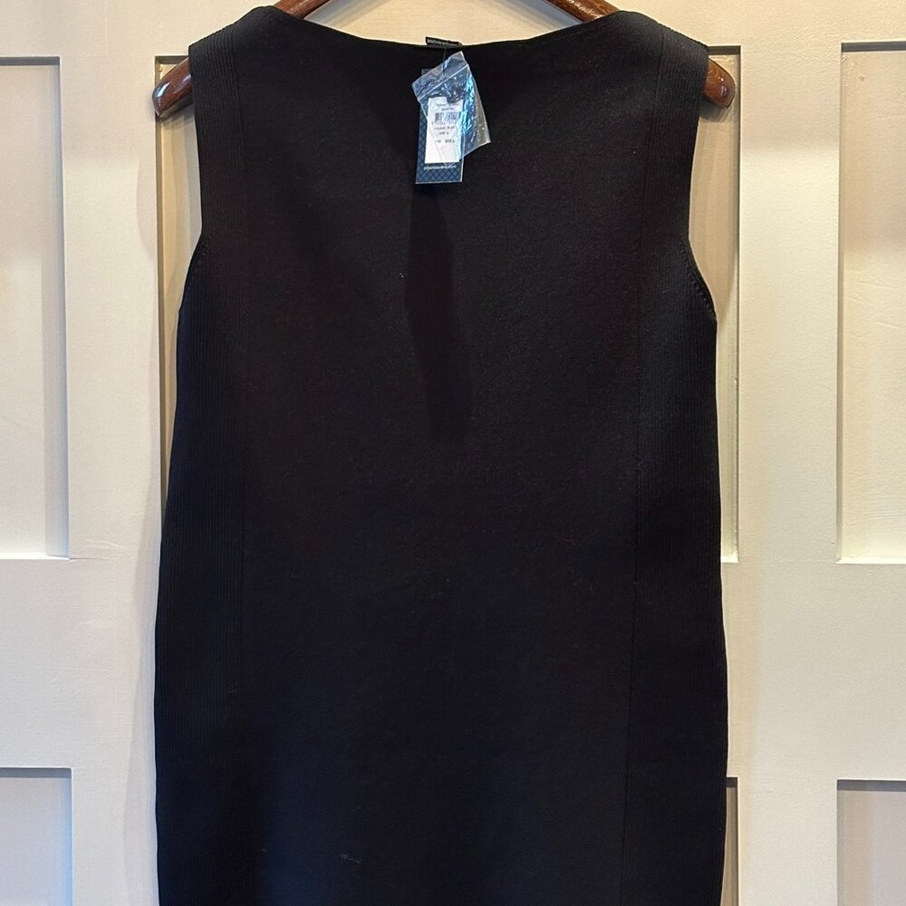 NWT - Boat Neck Ribbed Knit CuTe! Black Top - City Chic - Size 14-16